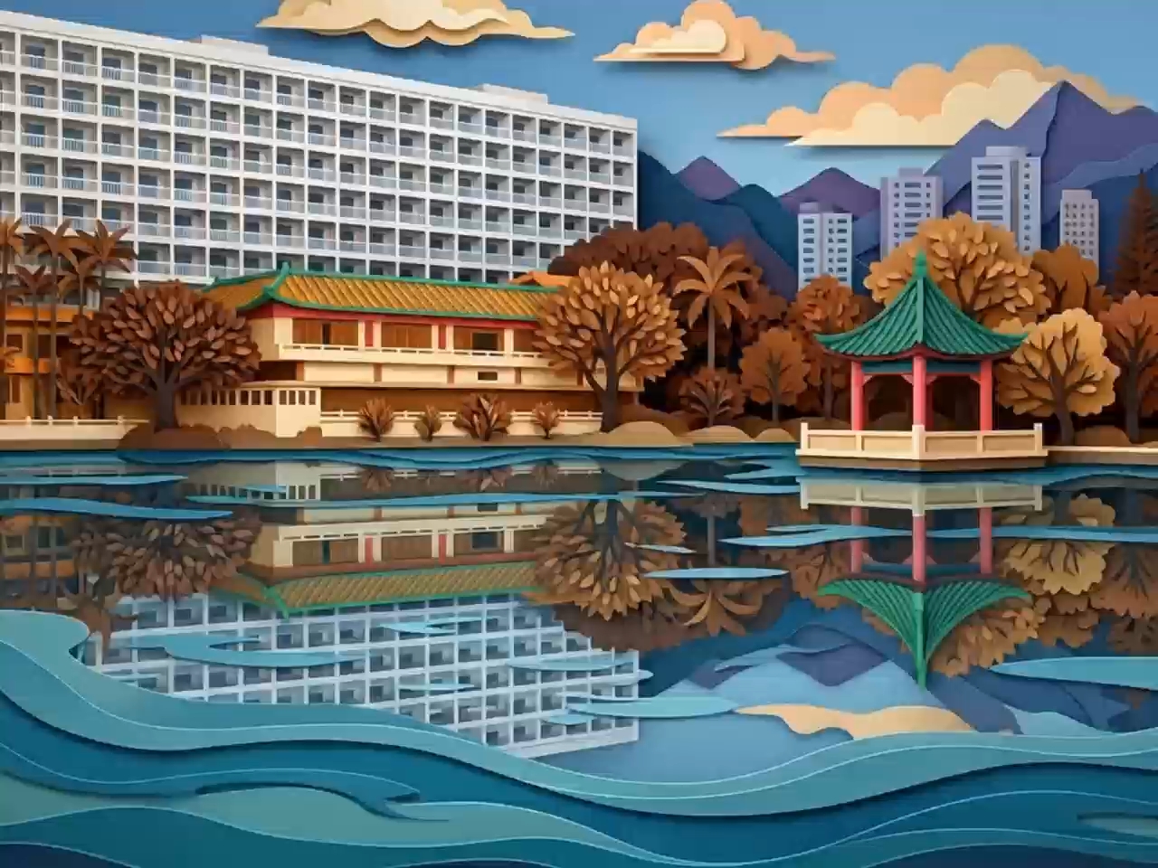 一叶知秋，当暨南园遇上金秋九月。