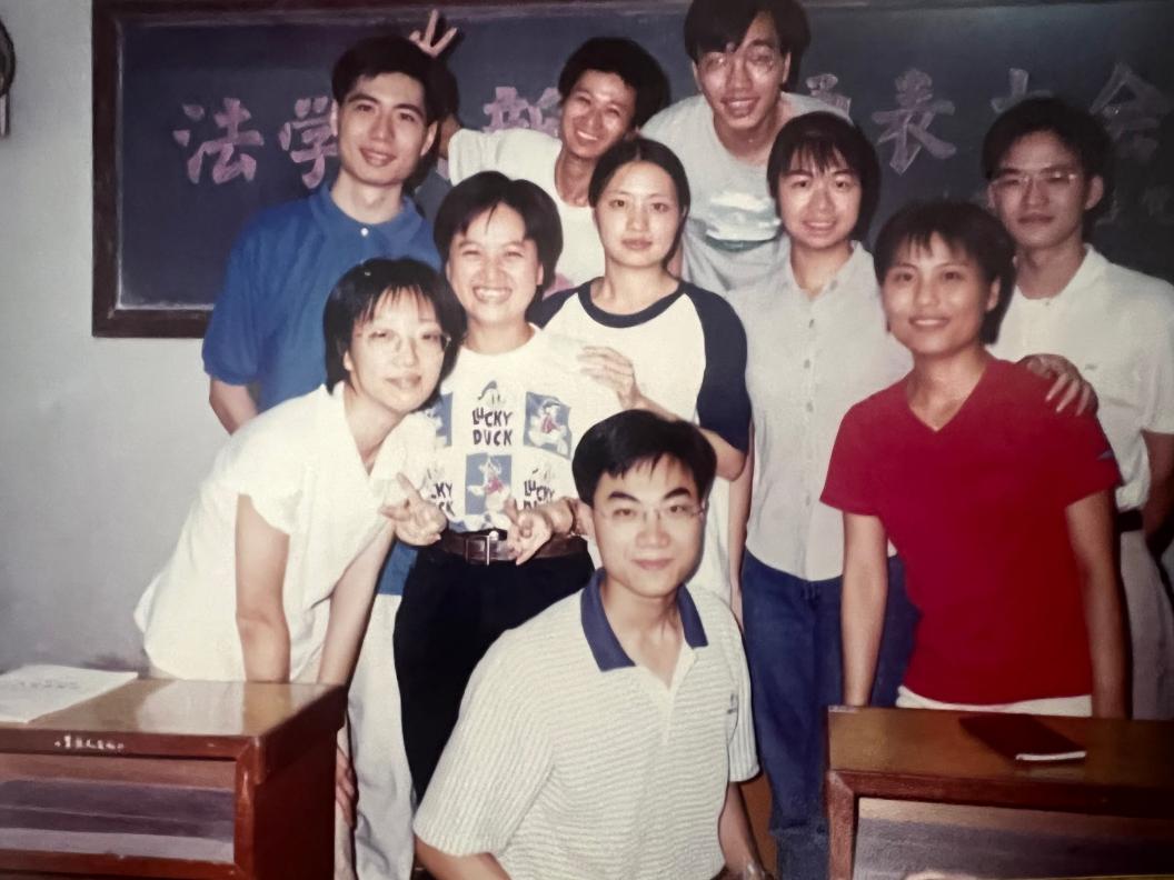 同学教室留念